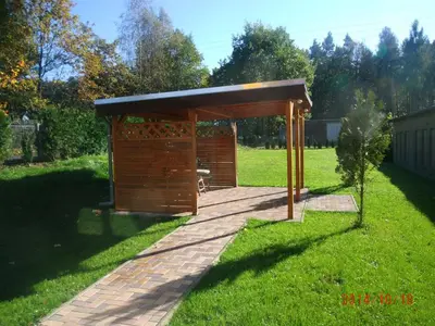 Ein Garten an der Unterkunft Ferienhaus Meier