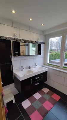 Küche/Küchenzeile in der Unterkunft Ferienhaus Meier