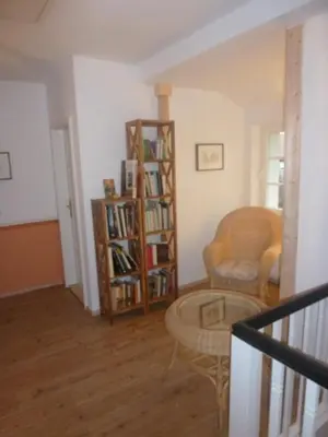Die Bibliothek im Ferienhaus