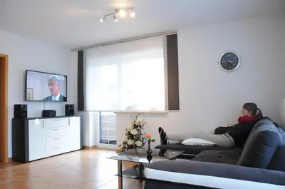 TV/Unterhaltungsangebot in der Unterkunft Ferienwohnung Rothe