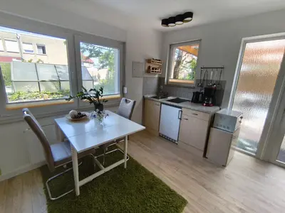 Küche/Küchenzeile in der Unterkunft fambiwo - Ferienhaus in guter Lage