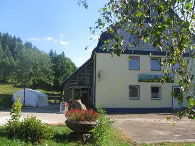 Das Gebäude in dem sich das Hostel befindet