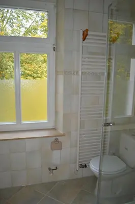 Ein Badezimmer in der Unterkunft Burg Schöna - Suiten und Zimmer