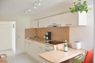 Küche/Küchenzeile in der Unterkunft Ferienwohnung Gohrisch