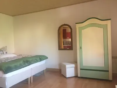 Ein Bett oder Betten in einem Zimmer der Unterkunft Pension Jahn