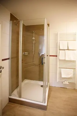 Ein Badezimmer in der Unterkunft Gasthof Hillig