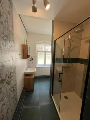 Ein Badezimmer in der Unterkunft Ferienwohnungen Endler