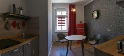 Küche/Küchenzeile in der Unterkunft Appartments Endler