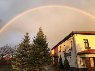 Das Gebäude in dem sich das Hotel befindet