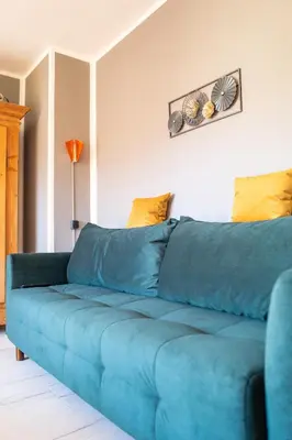 Ein Sitzbereich in der Unterkunft Whg./flat am Großen Garten in Dresden