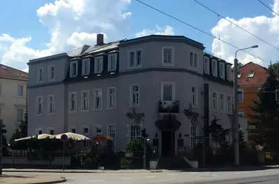 Das Gebäude in dem sich die Ferienwohnung befindet