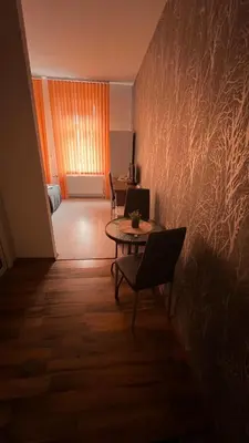 Ein Sitzbereich in der Unterkunft Pension Chevermeto