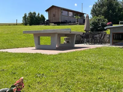 Ein Garten an der Unterkunft Ferienhaus Papstdorf Sächsische Schweiz 18