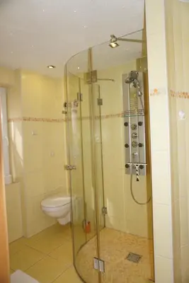 Ein Badezimmer in der Unterkunft Ferienwohnung Albrecht Sonnendeck