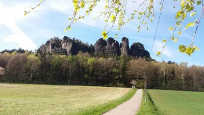 Naturlandschaft in der Nähe der Ferienwohnung