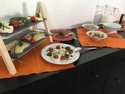 Essen in diesem Bauernhof oder in der Nähe