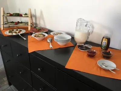 Essen in diesem Bauernhof oder in der Nähe
