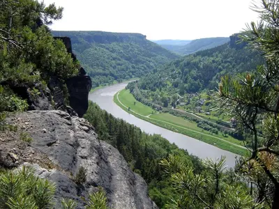Naturlandschaft in der Nähe der Ferienwohnung