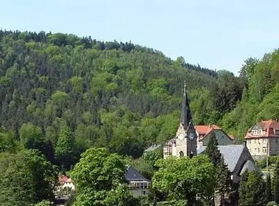 Naturlandschaft in der Nähe des Ferienhauses