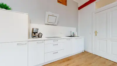 Küche/Küchenzeile in der Unterkunft Apartment Senftenberg - 1907