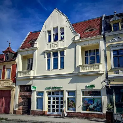 Das Gebäude in dem sich die Ferienwohnung befindet