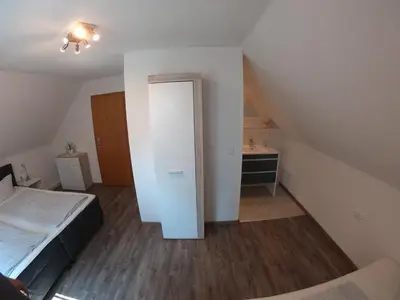 Ein Bett oder Betten in einem Zimmer der Unterkunft 
