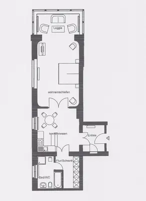 Grundriss der Unterkunft Ferienwohnungen Villa Haniel Hugo