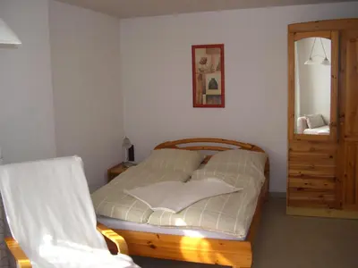 Ein Bett oder Betten in einem Zimmer der Unterkunft Gästehaus Jeremias