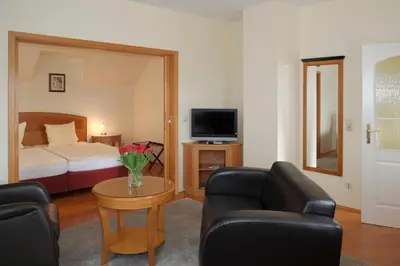 Ein Bett oder Betten in einem Zimmer der Unterkunft Gästewohnung Elström