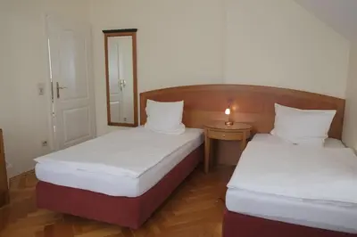 Ein Bett oder Betten in einem Zimmer der Unterkunft Gästewohnung Elström