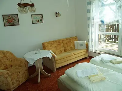 Ein Bett oder Betten in einem Zimmer der Unterkunft Gasthaus Kobär