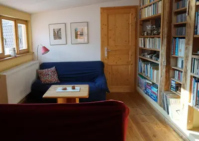 Die Bibliothek in der Ferienwohnung