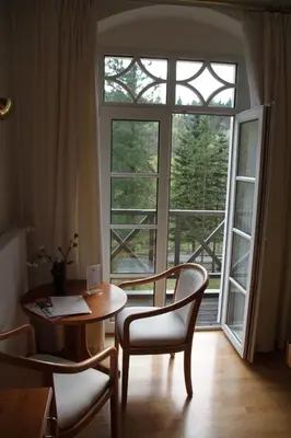 Ein Balkon oder eine Terrasse in der Unterkunft Villa Wilisch