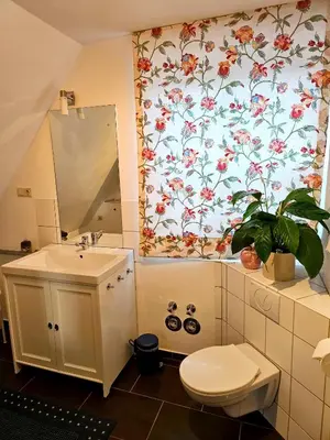 Ein Badezimmer in der Unterkunft Ferienwohnung Geißler