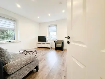 Ein Sitzbereich in der Unterkunft Ferienwohnung1 Grimma