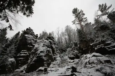 Die Holzschuhmühle im Winter