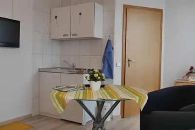 Küche/Küchenzeile in der Unterkunft Ferienhaus 