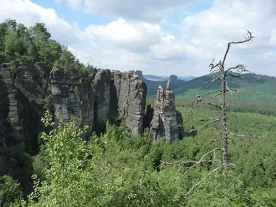 Naturlandschaft in der Nähe der Pension