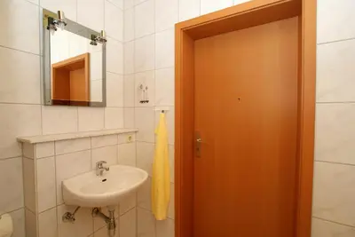 Ein Badezimmer in der Unterkunft Ferienhaus 