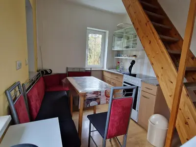 Küche/Küchenzeile in der Unterkunft Ferienhaus Puttrich