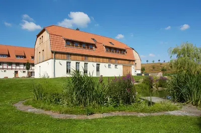 Ein Garten an der Unterkunft Dreiseithof Sohra