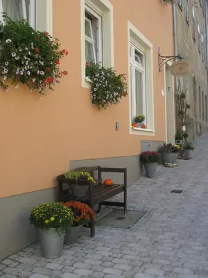 Das Gebäude in dem sich die Ferienwohnung befindet