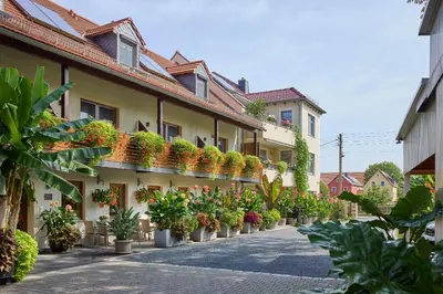 Das Gebäude in dem sich das Hotel befindet