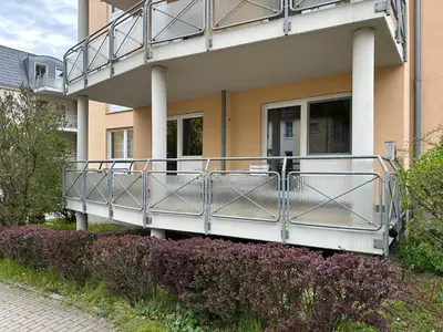 Das Gebäude in dem sich die Ferienwohnung befindet