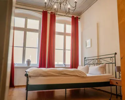 Ein Bett oder Betten in einem Zimmer der Unterkunft Albergo-Toscana
