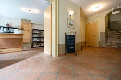 Küche/Küchenzeile in der Unterkunft Albergo-Toscana