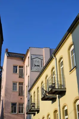 Das Gebäude in dem sich die Pension befindet