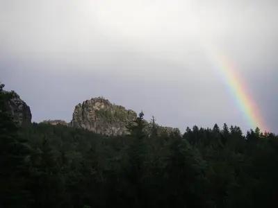 Naturlandschaft in der Nähe der Pension