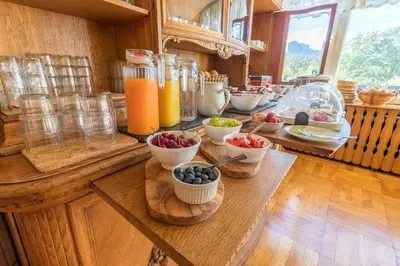 Essen in der Pension oder in der Nähe