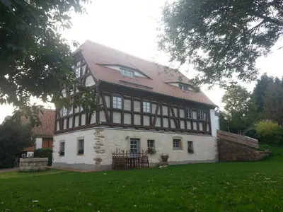 Das Gebäude in dem sich die Ferienwohnung befindet